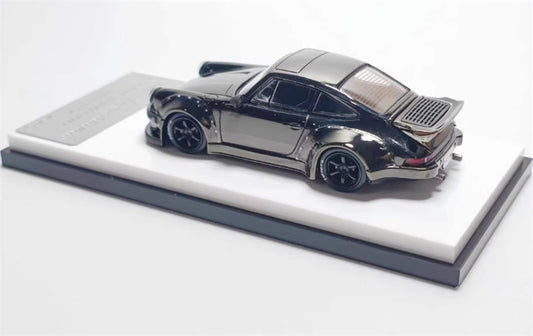 mymodelcollect Porsche RWB 930 Electroplating gray Limited Edition 999PCS ONLY 1:64 Car Pre-built Model view2