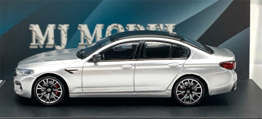 1:64 BMW M5 F90 Diamond Silver MJ Model Limited Edition 999PCS ONLY DIECAST Civil Car Model