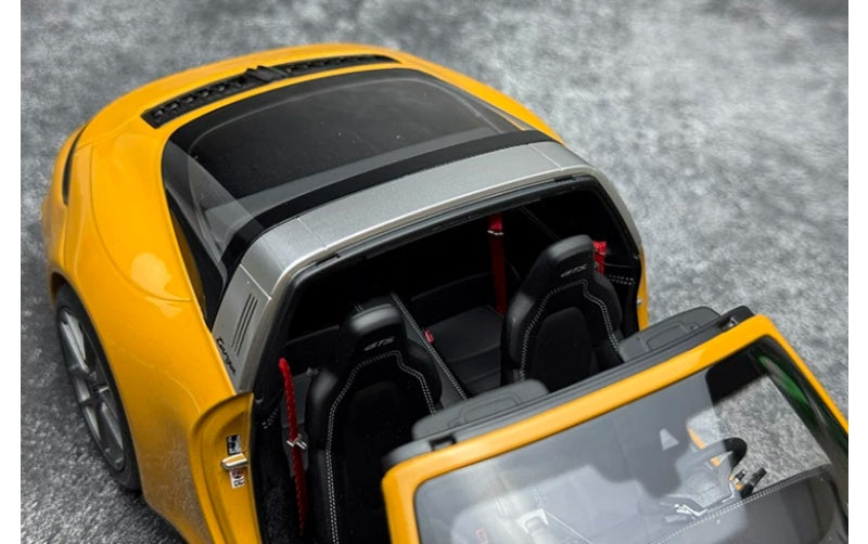1:18 Porsche 911 (964) Carrera Targa 4 GTS 2025 Yellow NOREV DIECAST Car Model
