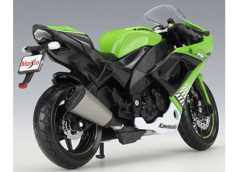 1:18 Kawasaki Ninja ZX-10R Green Maisto Diecast Motorcycle Model