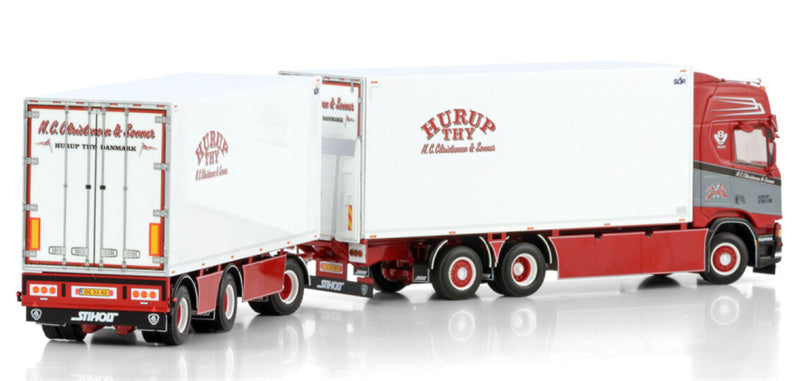 1:50 WSI SCANIA R CR20H 6X2 REEFER TRAILER - 3 AXLE Hurup Thy