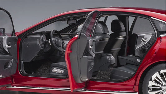 AUTOART LEXUS LS500H Fully open red 1:18 Car Pre-built Model view2