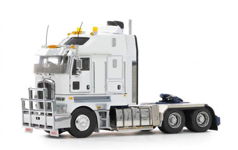 Drake Australian Kenworth K200 Truck White/Blue 2.8 Cabin 1:50 Truck Pre-built Model
