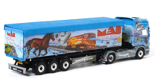 WSI Scania R(5) Topline 4x2 Kipoplegger Volume (star) Mai 1:50 Truck Pre-built Model