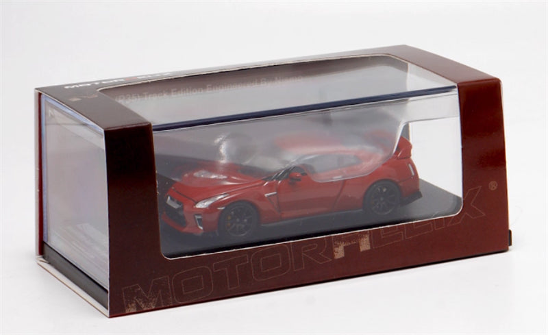 MOTORHELIX Nissan GT-R R35 Track Edition Red Limited Edition 799PCS ONLY 1:64 Car Pre-built Model view5