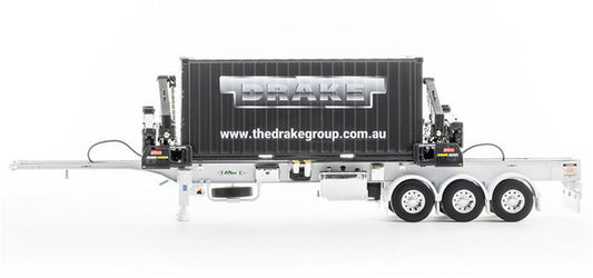 Drake O’Phee BoxLoader Container trailer white 1/50 DIECAST Truck