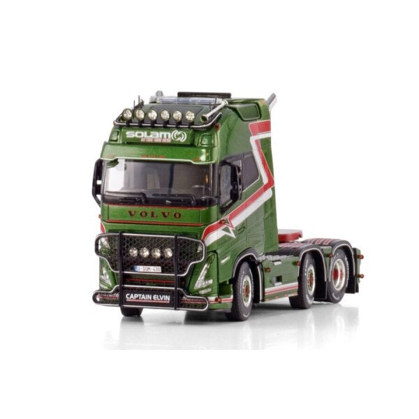 1:50 VOLVO SOLAM FH5 XL 6X2 WSI Green DIECAST Model