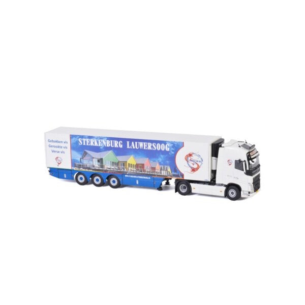 1:50 VOLVO VISHANDEL STERKENBURG FH4 XL 4X2 REEFER TRAILER 3 AXLE WSI DIECAST Model
