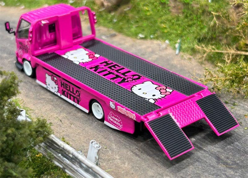 1:64 Hino H300 Kitty Dark Pink COOL.CAR DIECAST Model