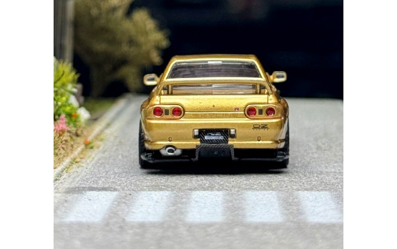 1:64 Nissan BNR32 GT-R 650R Gold INNO64 DIECAST Car Model