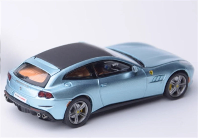 Phantom Knight Ferrari GTC4 Lusso station wagon Limited Edition 399PCS ONLY Ice Blue 1:64 Car Pre-built Model view3