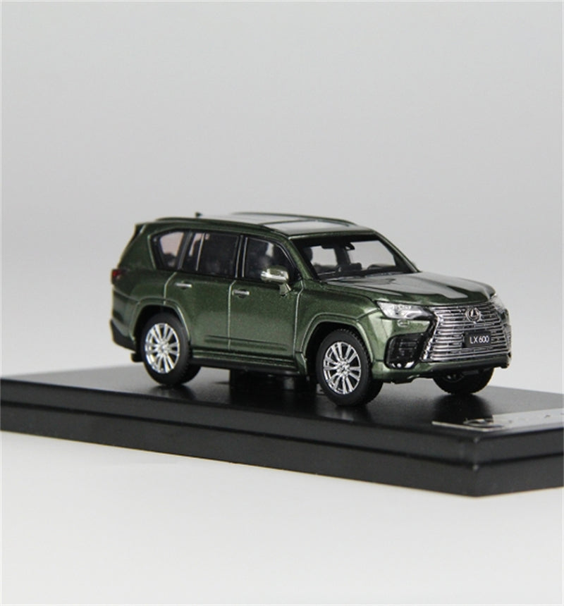 LCD-MODELS Toyota Lexus LX600 SUV Nori Green 1:64 car Pre-built Model view8