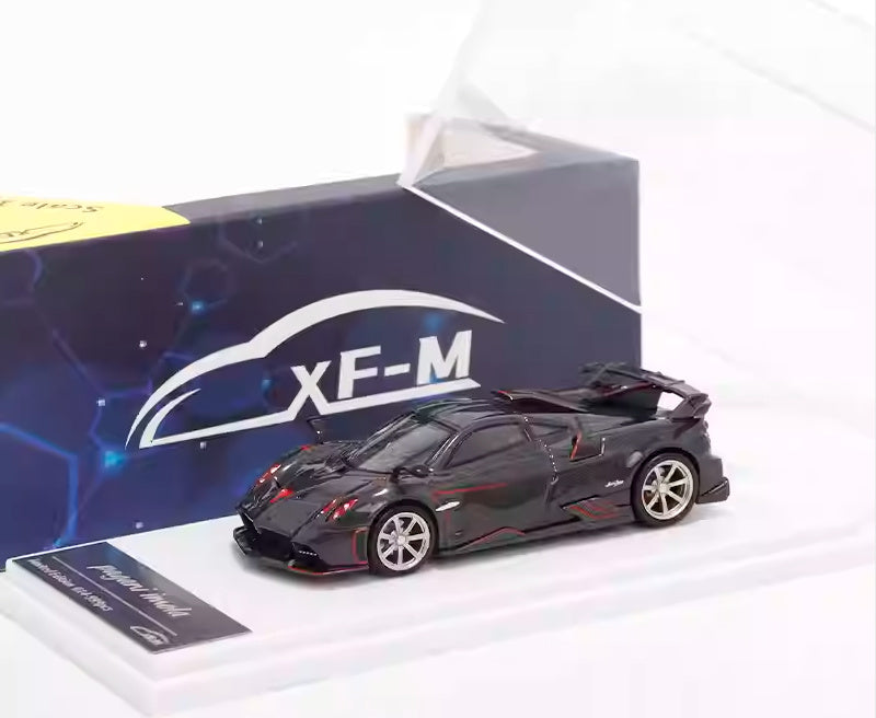 XF MODEL Pagani Imola supercar Black carbon 1:64 Car Pre-built Model view6