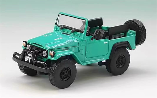Rhino Model Toyota FJ40 Land Cruiser J40/LC40 green 1:64 Truck Pre-built Model view2