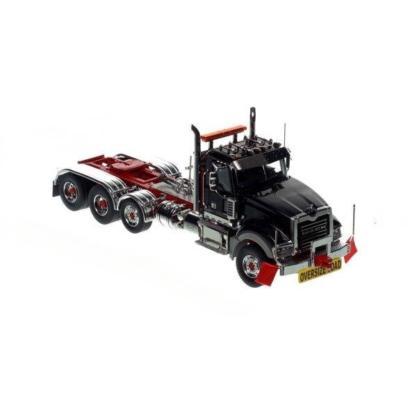 1:50 Mack Titan Heavy Haul Replicas Black Red Diecast Model