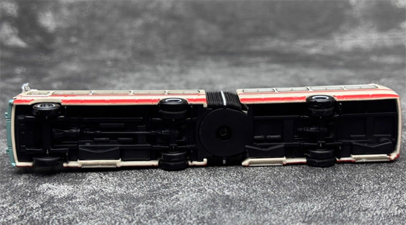 CREATIVE CULTURE Jinghua BK6141 7 Route articulated Beijing bus white-red 1:110 Bus Pre-built Model view10