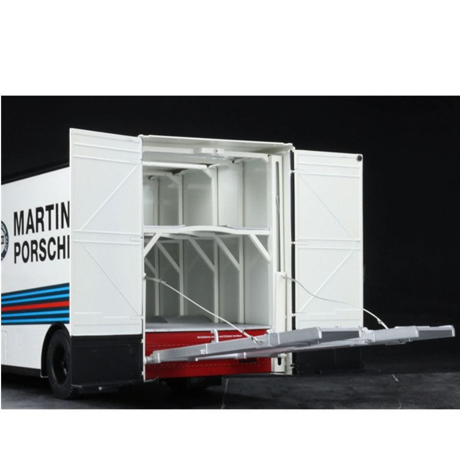 Schuco Mercedes Race Trans Porsche MARTINI transport vehicle 1:18 DIECAST Truck