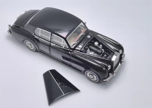 GFCC 1955 Rolls Royce Silver Cloud classic car Glossy Black LHD 1:64 car Pre-built Model view2