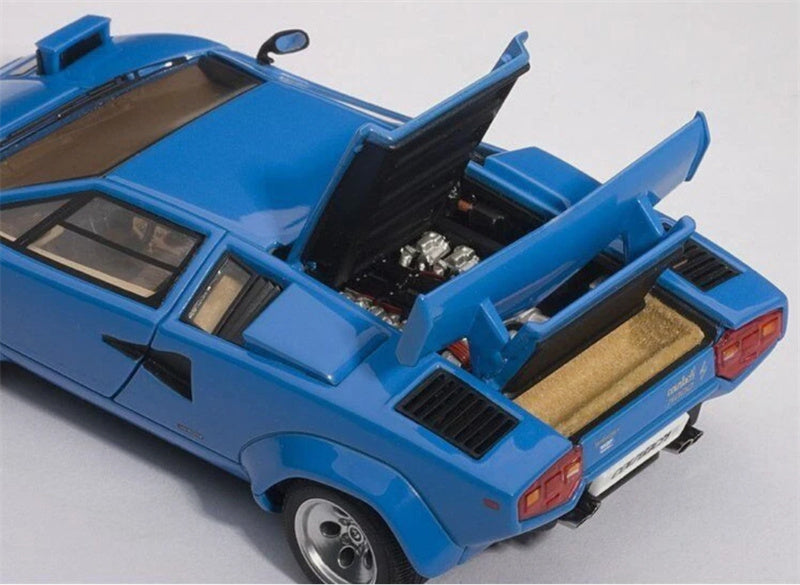 AUTOART LAMBORGHINI COUNTACH LP5000S Bule fully open 1:43 Car Pre-built Model view11