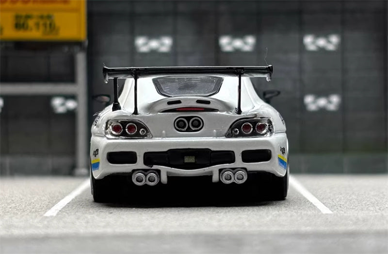 SW Honda S2000 SOOP Pearl White Limited Edition 499PCS ONLY 1:64 car Pre-built Model view6