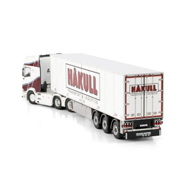 1:50 SCANIA HAKULL R CR20H 6X2 BOX TRAILER 3 AXLE WSI Diecast Model