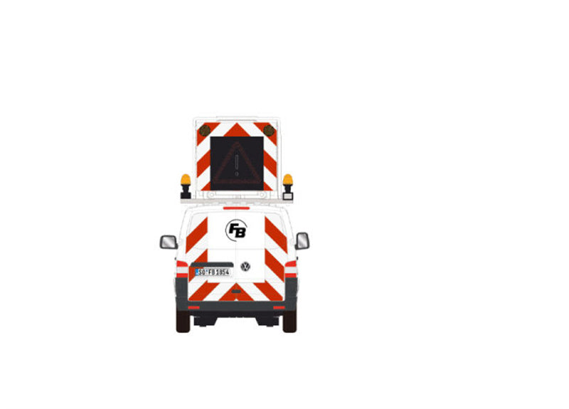 WSI vw TRANSPORTER BF3 Franz Bracht KG 1:50 Truck Pre-built Model