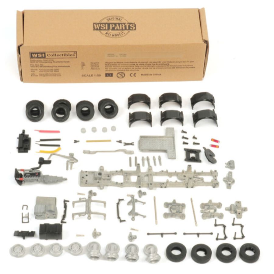 WSI BUILDING KIT CHASSIS DAF 8X4 Parts KIT 1:50 Truck Model