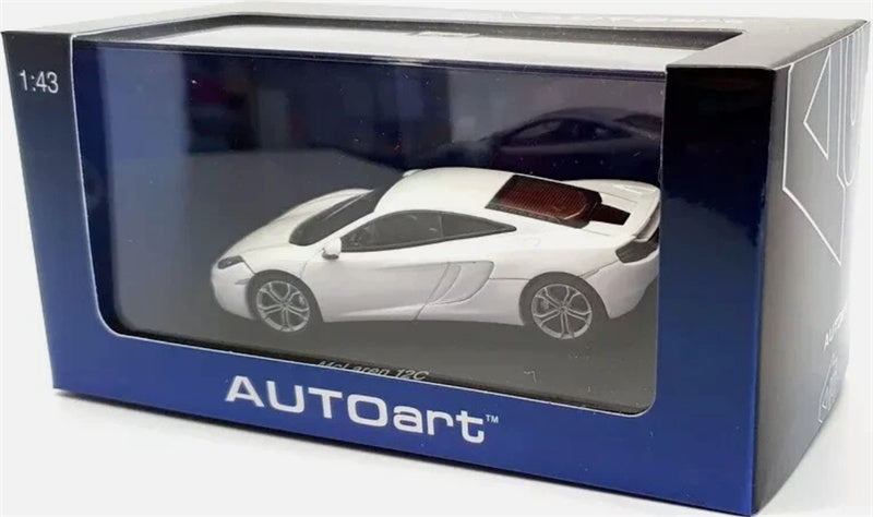 AUTOART McLaren MP4-12C white supercar 1:43 Car Pre-built Model view8