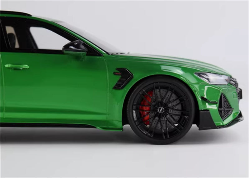 1:18 Audi ABT RS6-R C8 Metallic Green GT SPIRIT W/ roof box Limited Edition 666PCS ONLY Resin Car Model