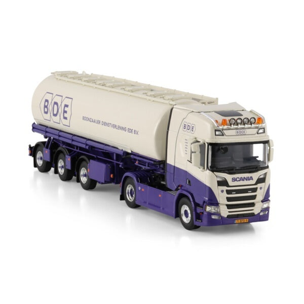 1:50 SCANIA BDE R series CR20H 4X2 ANIMALFEED TRAILER 3 AXLE WSI Diecast Model