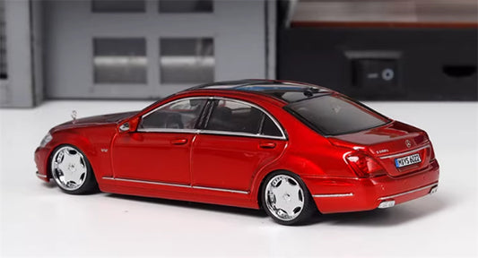 SW Mercedes Benz S600L W221 Red Limited Edition 399PCS ONLY 1:64 car Pre-built Model view2