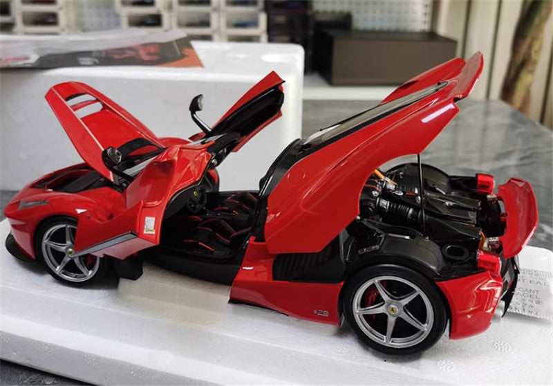 BBR MODELS LAFerrari APERTA Red convertible 1/18 DIECAST CAR