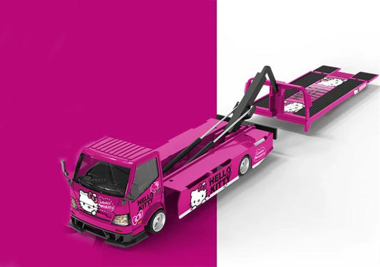 1:64 Hino H300 Kitty Dark Pink COOL.CAR DIECAST Model