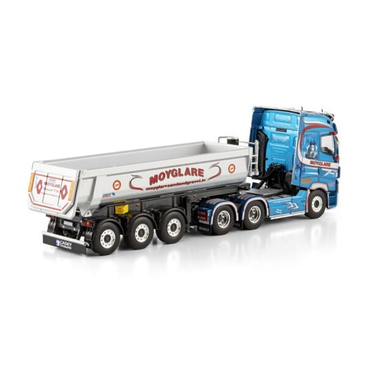 1:50 RENAULT MOYGLARE T HIGH 6X2 TAG PIPE TIPPER TRAILER 3 AXLE WSI Diecast Model