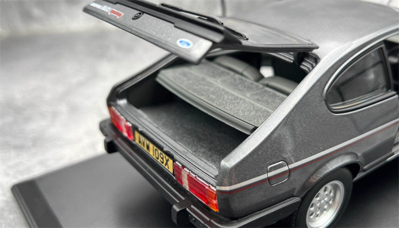 NOREV FORD CAPRI 2.8I Injection 1981 Metallic Gray 1:18 Car Pre-built Model view11