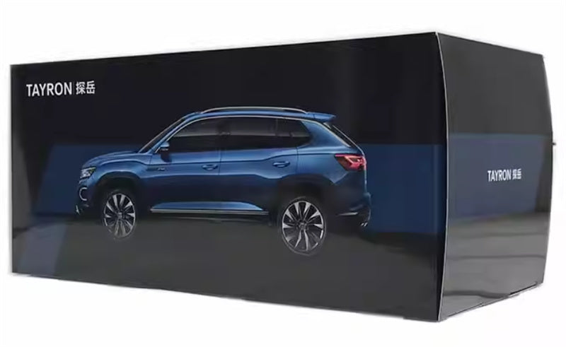 FAW Volkswagen VW TAYRON SUV blue 1:18 Car Pre-built Model view8