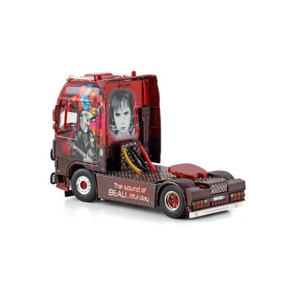 1:50 DAF BEAU XF105 4X2 WSI Red DIECAST Model