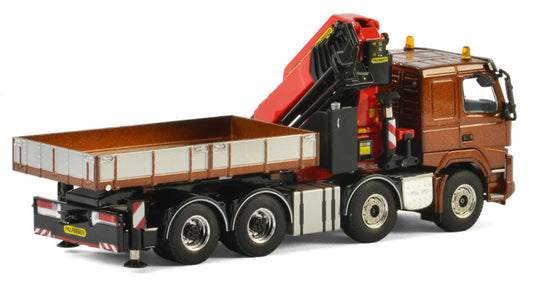 WSI VOLVO FMX SLEEPER CAB 8x4 + PALFINGER 7400.2 Premium Line 1:50 Truck Pre-built Model