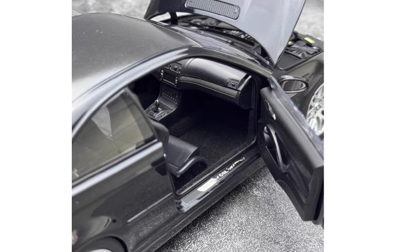 1:18 BMW M3 E46 CLS Norev Black Diecast Model view12