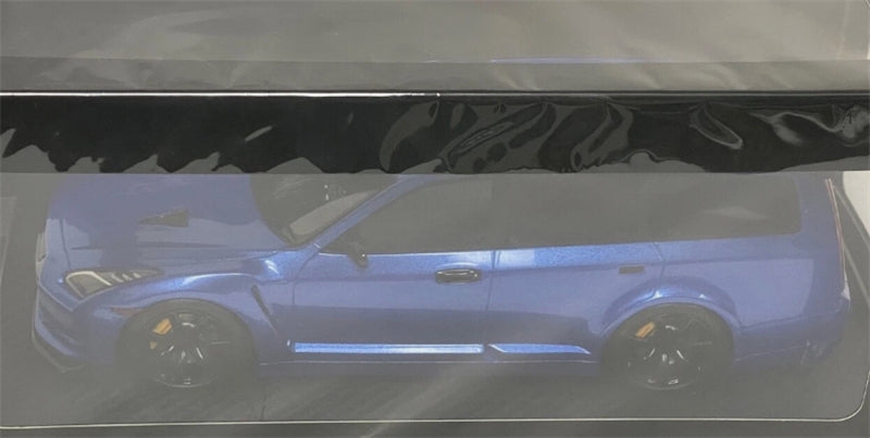 1:18 Nissan Stagea GT-R35 Custom Version Wagon Gulf Blue IVY Merit Limited Edition 50PCS ONLY Resin Model