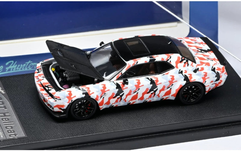 1:64 DODGE SRT Hellcat Polar costume Stance Hunters Limited Edition 499PCS ONLY DIECAST Model