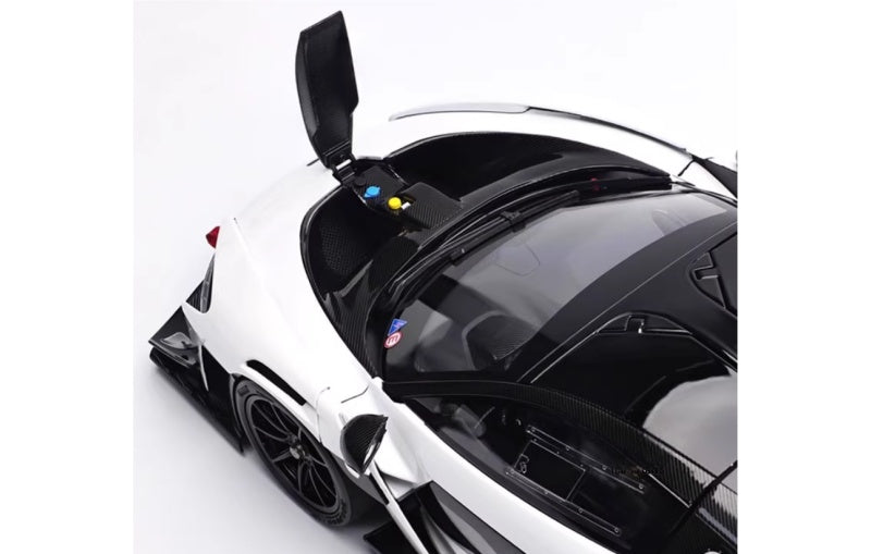1:18 McLaren Senna GTR LCD White Diecast Model view12