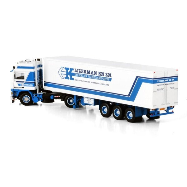 1:50 VOLVO IJZERMAN F12 REEFER TRAILER 3 AXLE WSI DIECAST Model