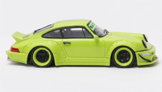 FAST & SPEED Porsche RWB 964 Duck Wing White - Gulf Limited Edition 499PCS ONLY 1:64 Car Pre-built ModelFAST & SPEED Porsche RWB 964 Duck Wing Green Limited Edition 499PCS ONLY RAUH - Welt 1:64 Car Pre-built Model view2