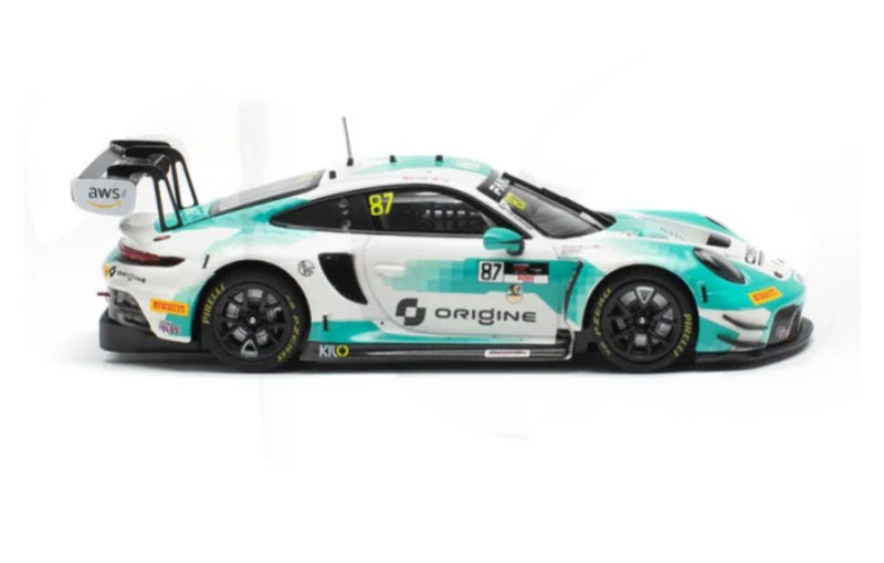 1:43 Porsche 911 GT3R KiloWorks GTWC #87 Asia Champion Diecast Model view8