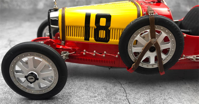 CMC Bugatti Typ 35 GP Nation Colour Project Spanien #18 1924 Limited Edition 2000PCS ONLY 1:18 Car Pre-built Model view9