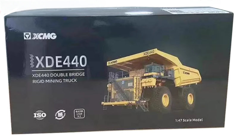 XCMG XDE440 DOUBLE BRIDGE RIGID MINING TRUCK 1:47 Truck Pre-built Model