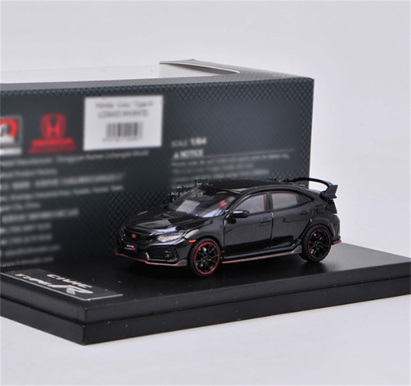 LCD-MODELS Honda Civic Type R FK8 Black 1:64 car Pre-built Model view8