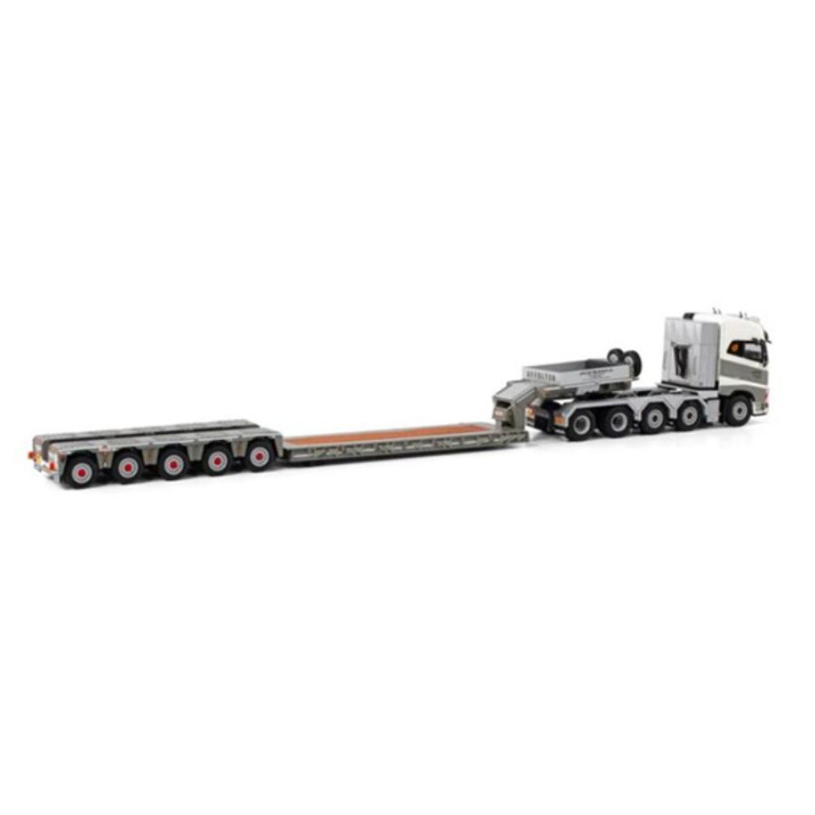 WSI VOLVO FH4 GLOBETROTTER 10X4 NOOTEBOOM LOWLOADER - 5 AXLE AFFOLTER 1:50 DIECAST Truck Lorry