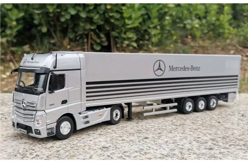 Mercedes ACTROS Shipping Container Truck Original factory silver 1